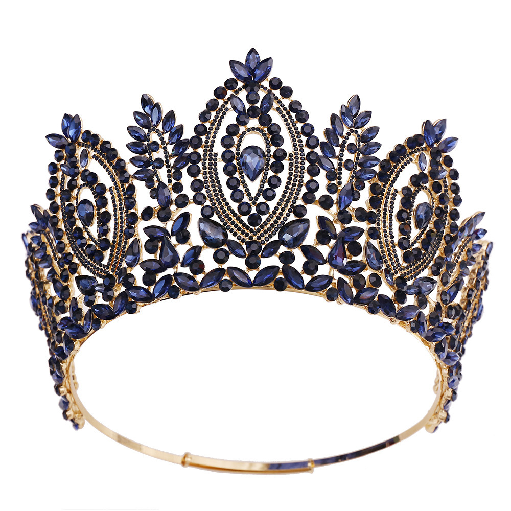 Kc oro - azul marino con diamantes