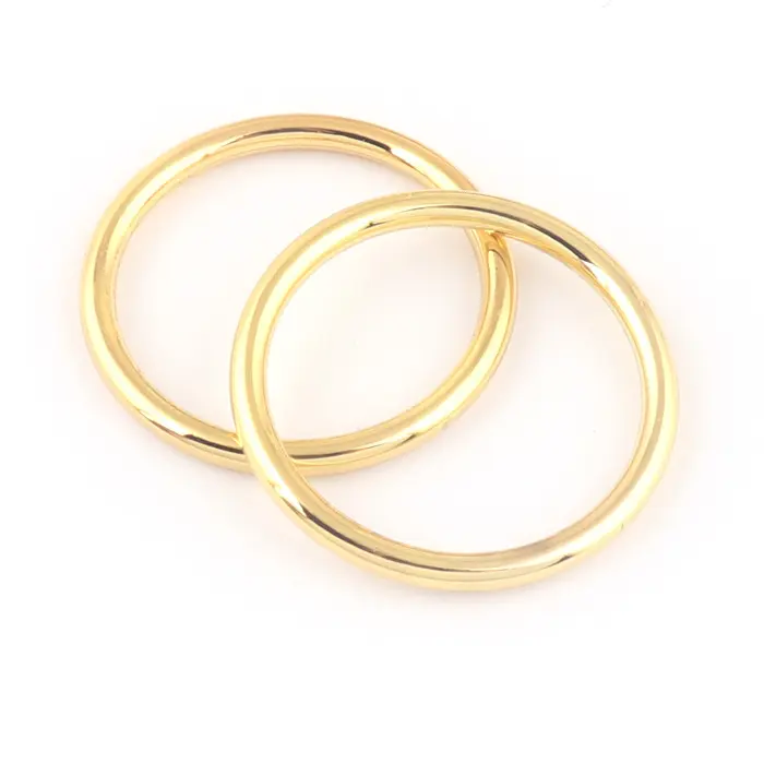 Metall O-Ring-Gürtel-Anschlusslederbeutel-Teile und Zubehör runde Ring-Gürtel
