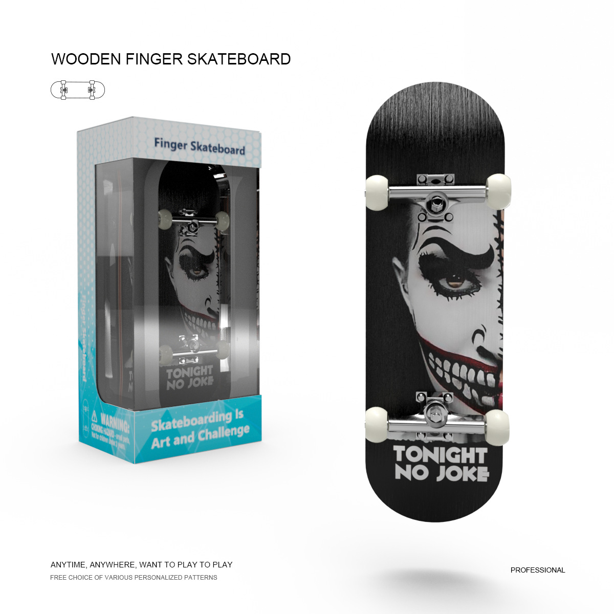 Clown noir