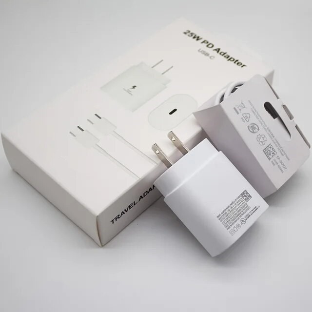 Blanc 25W Chargeur