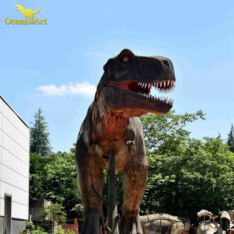 สวนสนุกหุ่นยนต์ Animatronic ไดโนเสาร์รุ่น3D ขนาดชีวิตไดโนเสาร์สำหรับสวนสาธารณะ