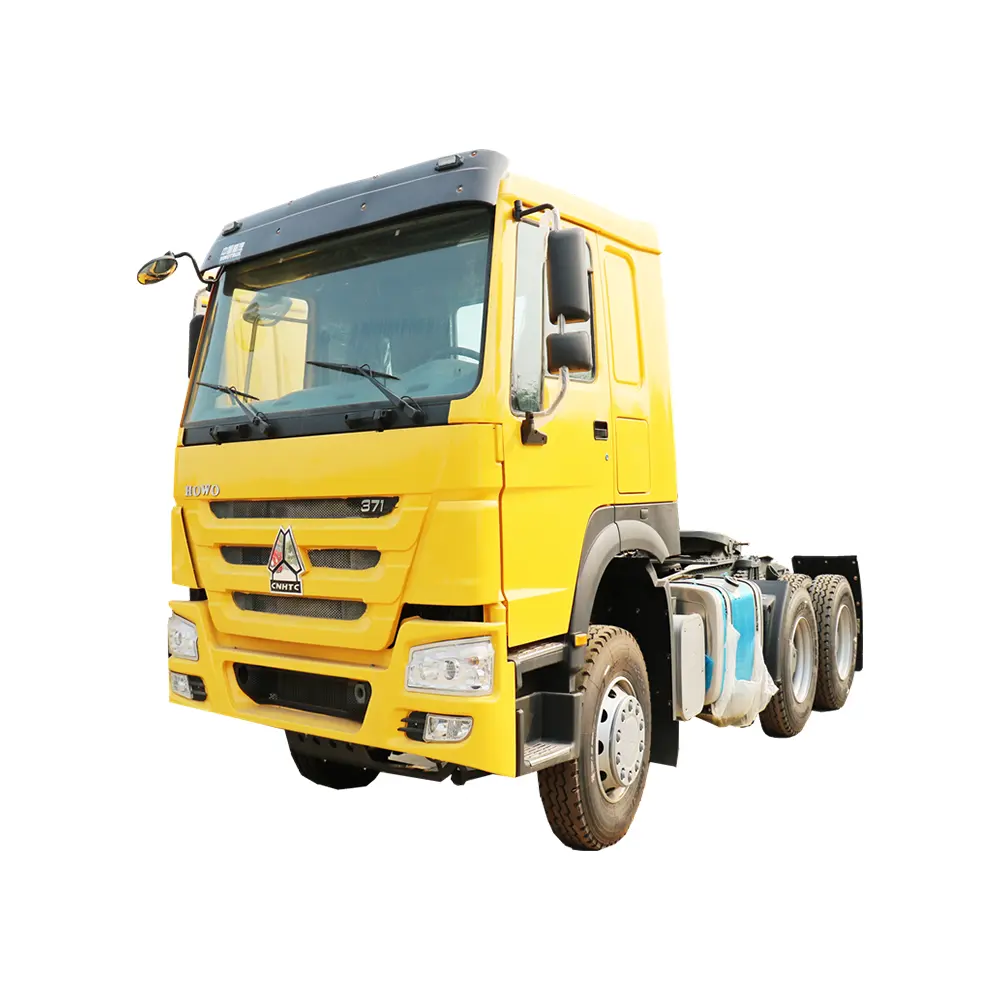 Отгрузка, Подержанный тяжелый грузовик Howo, высокопроизводительный грузовик с прицепом, легкая головка Howo N7g 460 лошадиных сил 6x4, Подержанный тягач
