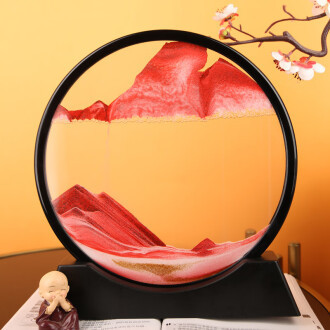 7 pouces rond noir