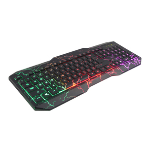 RGBバックライト付きゲーミングキーボード12 PCSマルチメディアキー矢印キーとWASDキー交換機能ゲーミングメンブレンキーボード有線 - Product Image 5