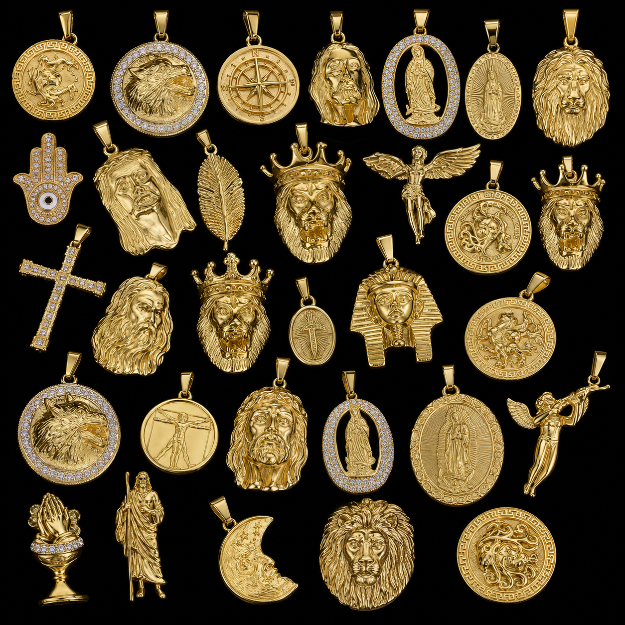 18k gold plated