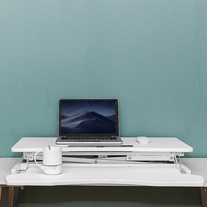 Height Adjustable Sit Stand Desk <strong>Computer</strong> Monitor Laptop <strong>Use</strong> Standing Desk Table With <strong>Keyboard</strong> Tray - Product Image 6