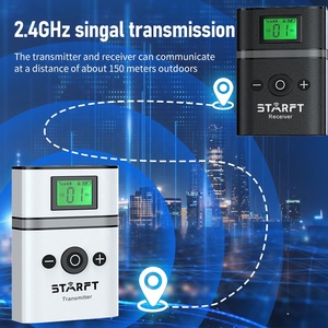 Sistema de guía turístico bidireccional de 2,4G Sistema de guía turístico Radio de mano Sistema de intercomunicación de audio inalámbrico F60 - Product Image 4