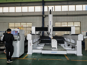 Enrutador CNC de madera ATC de 4 ejes 1530 cabezal giratorio de 180 grados fresadora de grabado de espuma con rotativo - Product Image 6