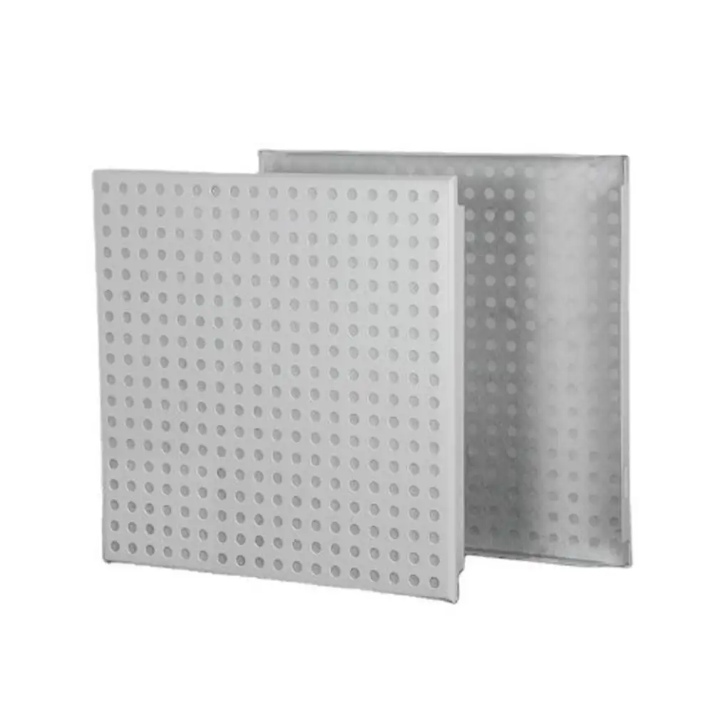 Panneau de plafond latéral carré universel en aluminium, panneau en plastique en aluminium