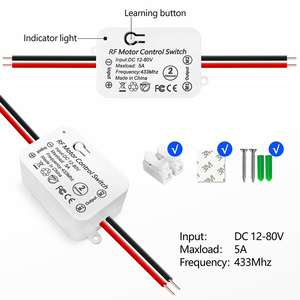 Ricevitore rf Wireless relè interruttore DC 12V relè modulo ricevitore a 2 canali e telecomando codice di apprendimento - Product Image 2