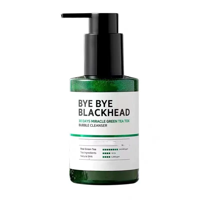 SOME BY Bye Bye Blackhead 30 Days Miracle Green Tea Tox Bubble Cleanser Made from Green Tea Extract-マイルドデイリーフェイスウォッシュMI