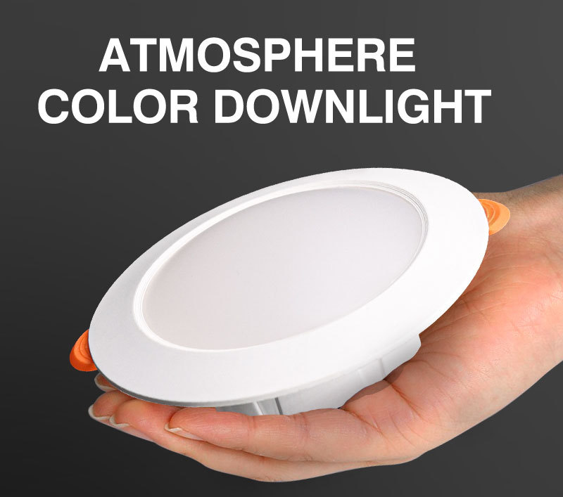 High brightness CCT 3000K 4000K 6000K downlight lamp commercial downlight 7W 9W recessed led downlight fixture for project