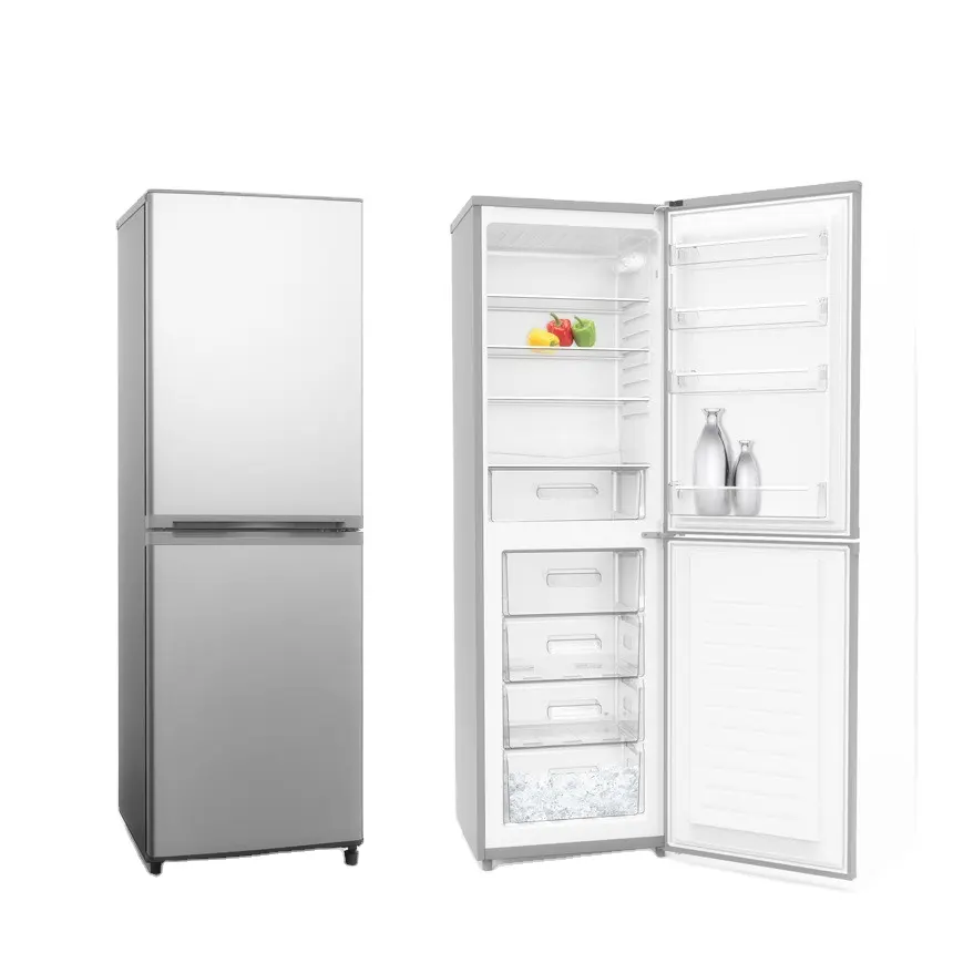 Refrigerador de doble puerta con Control por ordenador, refrigerador integrado de fábrica china, 229L