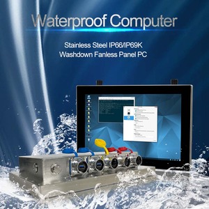 Multi <strong>Operation</strong> <strong>System</strong> Supported Windows7 / 8 / 10 <strong>Linux</strong> Ubuntu IP66/IP69K Waterproof Industrial PC - Product Image 2