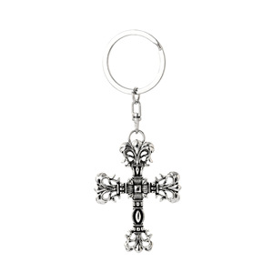 Cross <strong>Key</strong> Chain Punk Men's Keychain Alloy <strong>New</strong> Launch Jewelry - Product Image 2