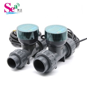 Sea ZJLCD PVC Factory Price DN15-DN80 10-30VDC <strong>Output</strong> <strong>Pulse</strong> and RS485 Data Transmission <strong>Digital</strong> Water Flow Meter Counter - Product Image 1