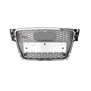 Vücut kiti elektroliz çerçeve koyu gümüş petek <span class=keywords><strong>Audi</strong></span> için ön izgara <span class=keywords><strong>B8</strong></span> A4 / <span class=keywords><strong>S4</strong></span> 2009-2012 yükseltme RS4 stil araba Hood izgara