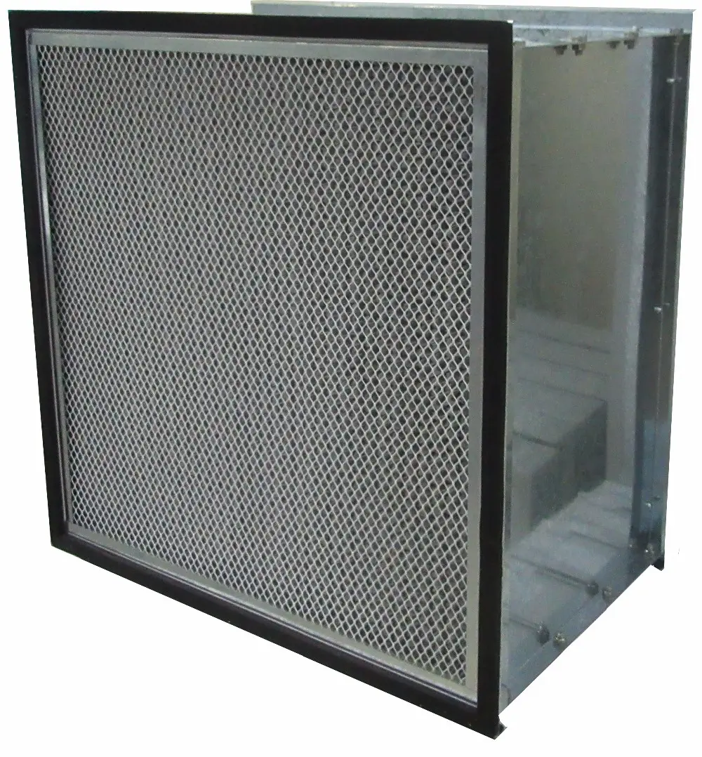 Custom Size 24x24x12 Inches H13 H14 Aluminum Separator HEPA Air Filter For Clean Room