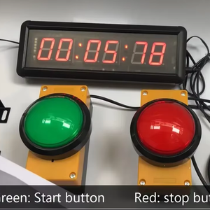 Mini 10cm LED conto alla rovescia cronometro digitale telecomando Reset Zero per la scuola Rush rispondere gioco di concorrenza industriale - Product Image 2