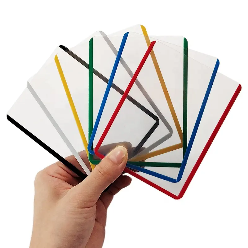 3X4 इंच टॉप लोडर वाटरप्रूफ ट्रेडिंग कार्ड टॉपलोडर्स हार्ड पीवीसी प्लास्टिक कार्ड स्लीव्स