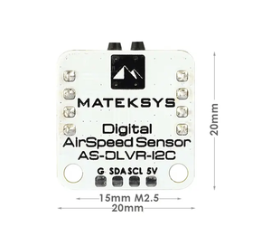 Mateksys Matek Systems DIGITAL AIRSPEED SENSOR AS-DLVR-I2C ArduPilot RC Multi rotor Flugzeug Starr flügel FPV Flight Controller - Product Image 1
