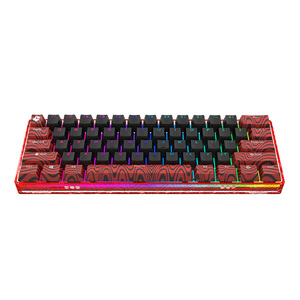 TOPSTYLE Teclados de computadora Teclado mecánico RGB Intercambio en caliente PBT Tecla de transferencia de calor Tipo C carga Bluetooth 5,0 teclado - Product Image 6