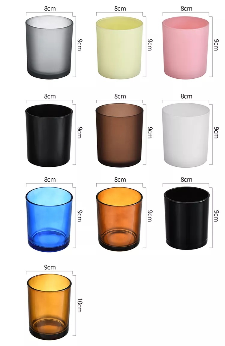 Colorful Glass jar color choice 2