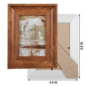 EAGLEGIFTS toptan renkli PVC 4x6 5x7 6x8 inç aile duvar dekoratif fotoğraf çerçevesi plastik fotoğraf çerçevesi cam resim çerçevesi - Product Image 1