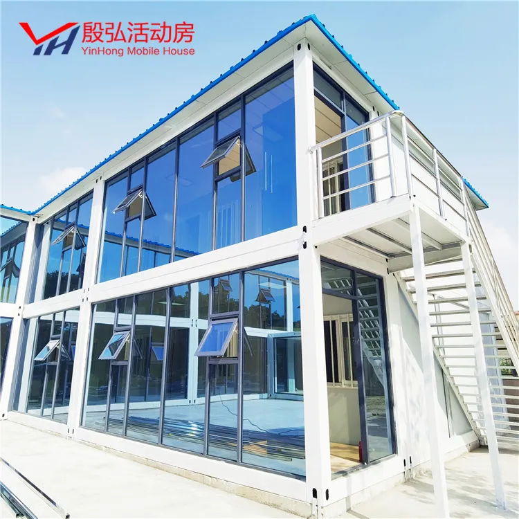 20ft cheap price flat pack container office light steel structure container buildings modular house for export