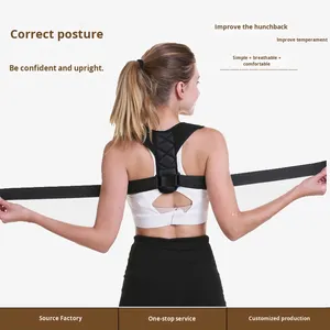 Có thể điều chỉnh tư thế chỉnh Brace cho nam giới và phụ nữ thoải mái trở lại hỗ trợ với vai cứu trợ bảo vệ chống lại đau lưng - Product Image 3