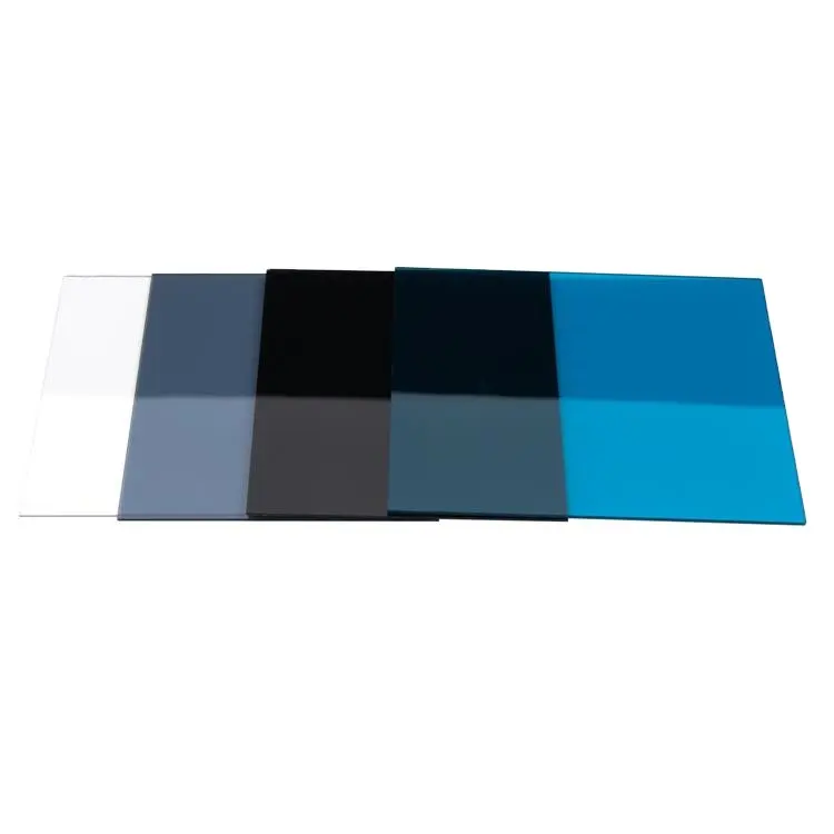 Flocon bleu acrylique delrin et or époxy noir teinté plastique feuille synthétique teintée panneau de lucarne 120*60