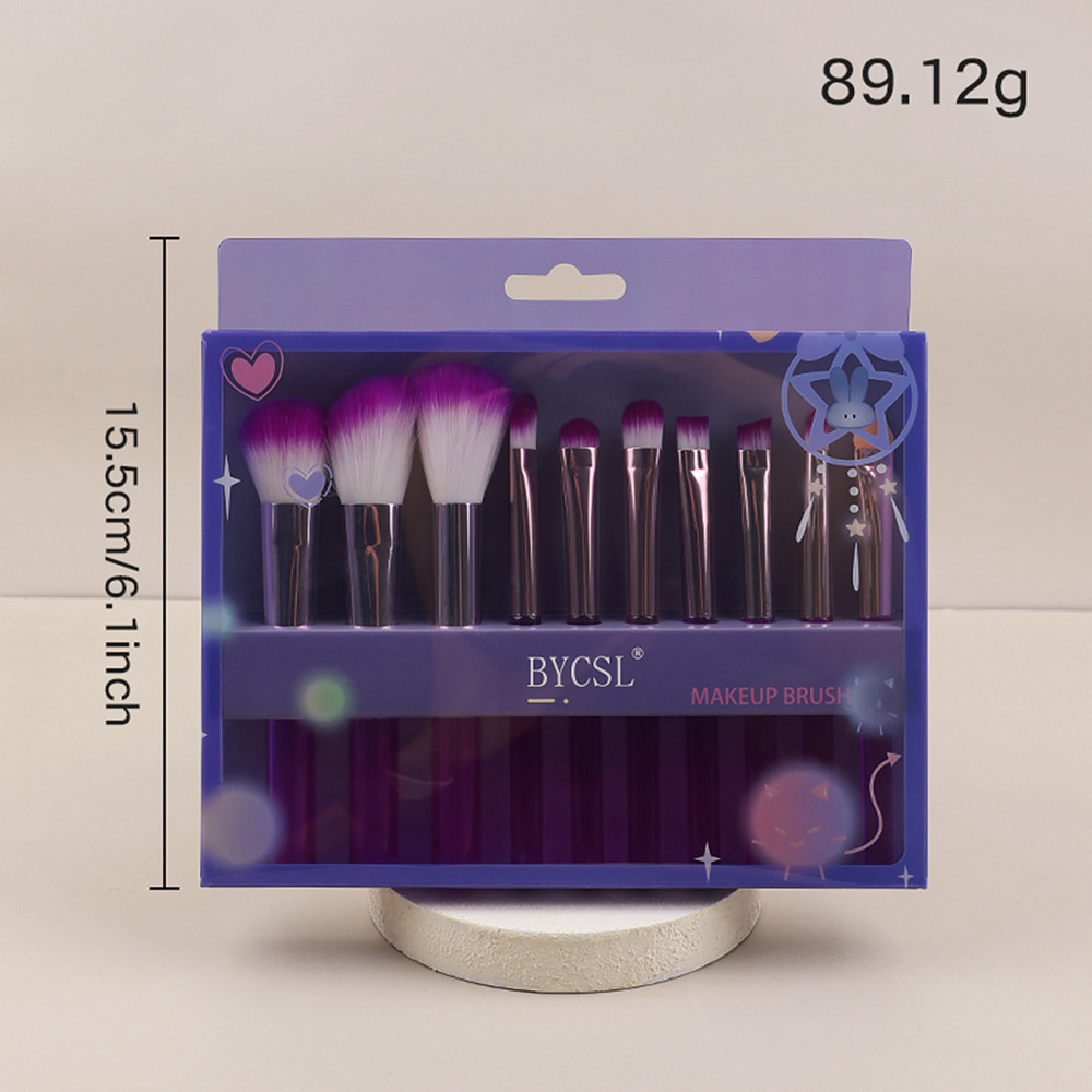 Emballage en boîte violette