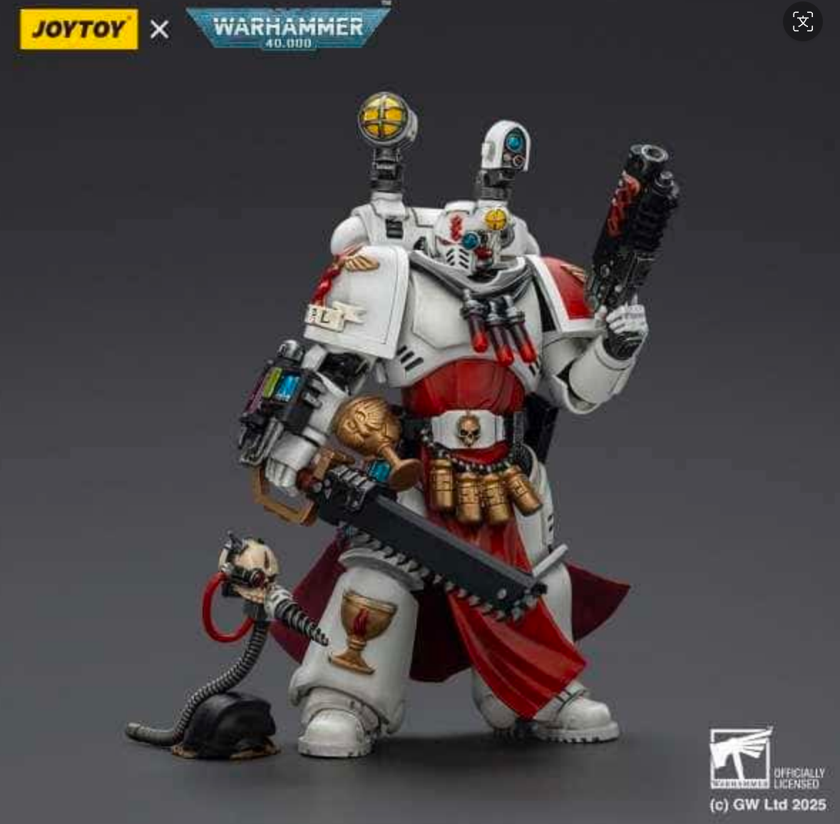 "Blood Angels Sanguinary Priest avec Narthecium à boulons lourds"