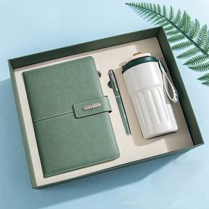 Phổ biến tùy chỉnh lưu niệm công ty Đồng bằng máy tính xách tay thiết lập Nhật ký quà Tặng kim loại bút chai Quà Tặng máy tính xách tay thiết lập - Product Image 2