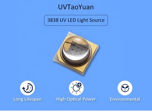 SMD35353838UVLEDダイオードハイパワー3ワット415-420nm紫外線LED光源 - Product Image 2