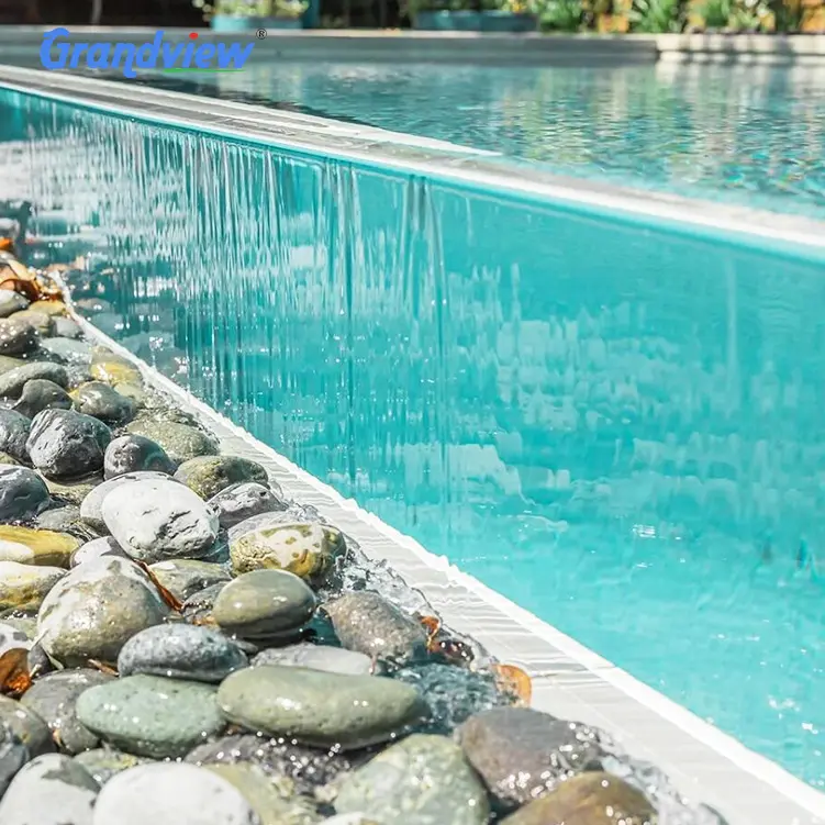Di alta qualità all'aperto resistente UV acrilico piscina finestra di vetro acrilico per piscine piscina infinita piscina