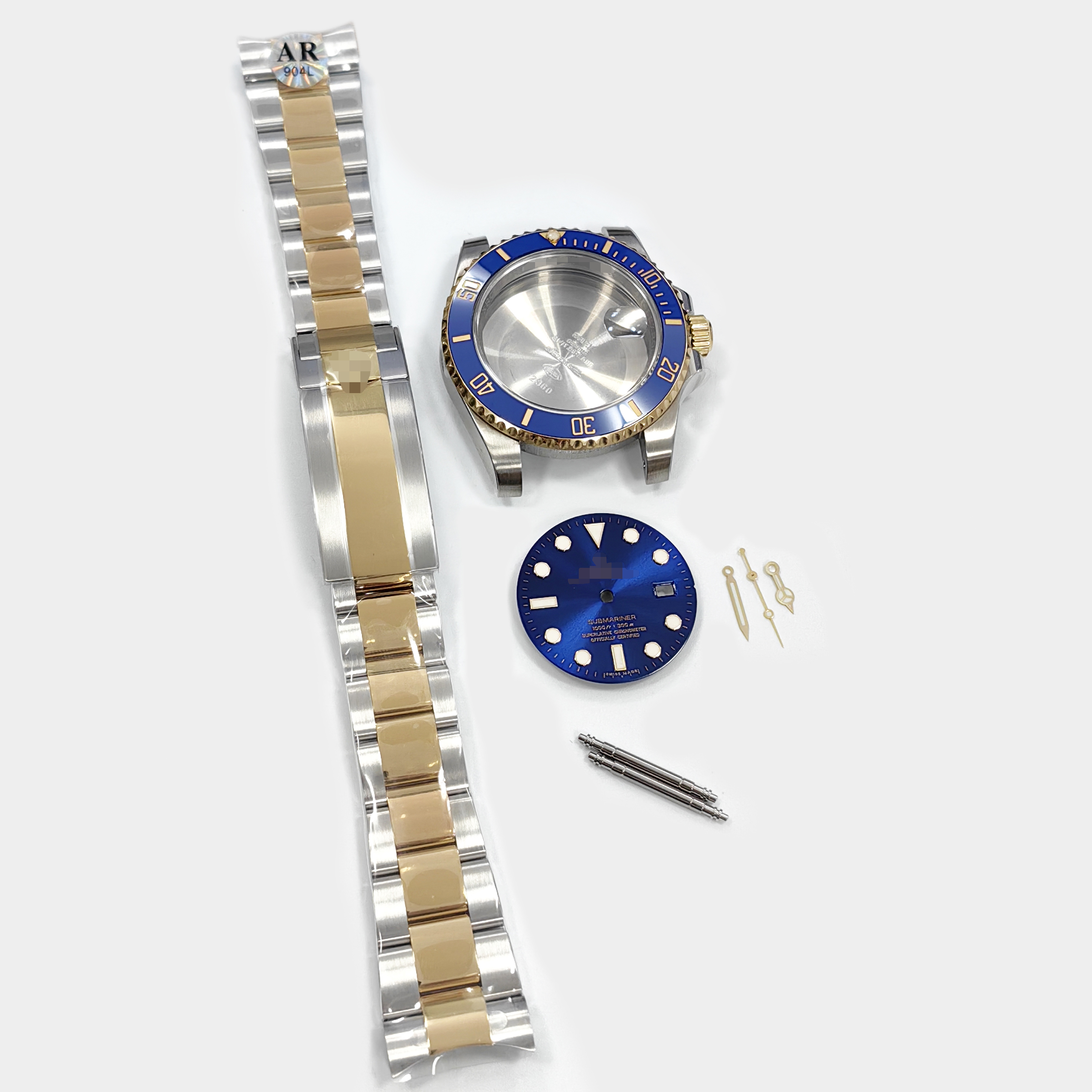 40mm Blue gold for 3135