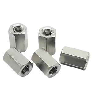 Hexagon Sleeve Barrel Nut DIN 6334 M2 M2.5 <strong>M3</strong> M4 M5 M6 M25 M17 Stainless Steel Threaded Long Hex <strong>Coupling</strong> Nut - Product Image 3