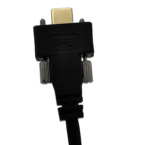 <strong>0</strong>.3meter 5Gbps <strong>USB</strong> <strong>3</strong>.<strong>0</strong> <strong>Type</strong> a Male to USB3.<strong>0</strong> C Cable with Screw Lock for Industry Camera