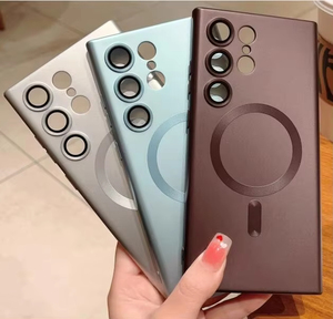 เคสโทรศัพท์แม่เหล็ก TPU นิ่มปกป้องเลนส์กล้องชาร์จไร้สายสำหรับซัมซุง S25Ultra S24plus S23 S24fe - Product Image 4