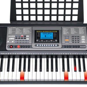 HUASHENG-Piano eléctrico con 61 teclas de iluminación, instrumento con función MIDI, 460 temporizadores, 260 ritmos - Product Image 3