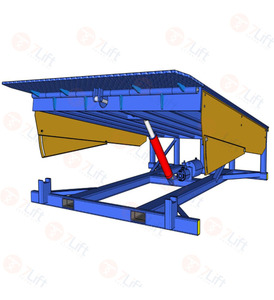 Nivelador de muelle eléctrico hidráulico de capacidad personalizada 6T/8T/10T/12T conveniente para logística de almacén Material de acero 380V nuevo - Product Image 1