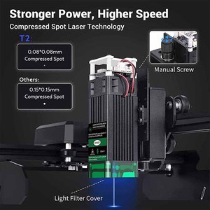 Máy khắc và đánh dấu laser lingyue 40W. Mini không-kim loại gỗ kraft giấy da phác thảo máy khắc laser - Product Image 4