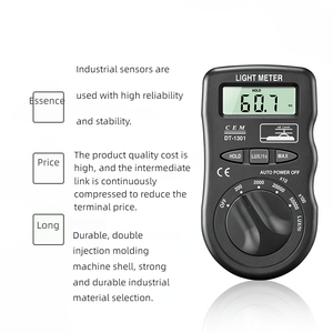 Parlaklık aydınlık ve parlaklık testi için CEM DT1301 çok fonksiyonlu taşınabilir ışık ölçer - Product Image 3