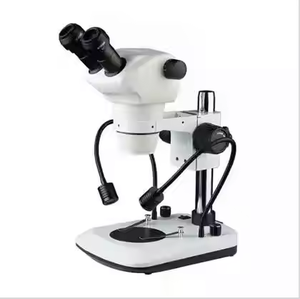 Microscopio estéreo binocular de educación para estudiantes ST8050 8x-50X con fuentes de luz superior e inferior - Product Image 1