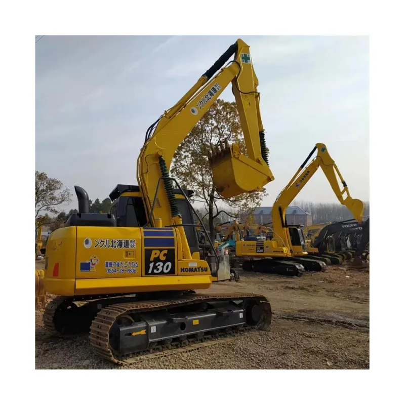 Obral Komatsu 130-7 13ton ekskavator Jepang berkualitas tinggi