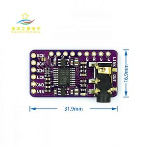 GY-PCM5102 CJMCU-5102 I2S IIS CJMCU-5102 MCU Raspberry Pi scheda decodificatrice digitale DAC lossless di alta qualità - Product Image 2