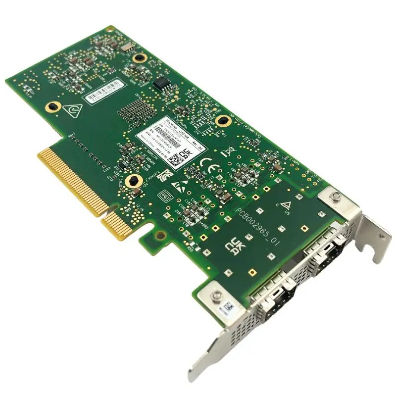 ConnectX-5 100GbE çift bağlantı noktalı QSFP28 PCIe Gen 3.0x16 ağ arabirim adaptörü kartı Wifi adaptörü MCX512A-ACAT