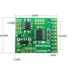 8ch DC 5-24V 2,54 MM Pin RS485 Módulo de DI-DO multifuncional Rtu Control de entrada y salida PLC HMI Placa de expansión remota IO - Product Image 1