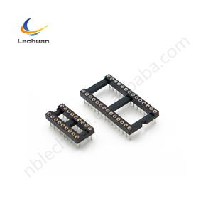 LECHUAN 40Pin IC soket DIP Pin çift sıralı İşlenmiş 1.27/2.54/7.62/10.16/15.24MM Pitch düz dik açı SMT ICs için - Product Image 2